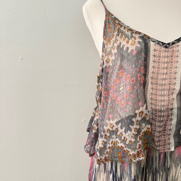 Meadow Rue Anthropologie Josie Tiered Dress sz 4 - Picture 6 of 15